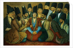 A Young Qajar Prince and His Entourage by Abu'l Hasan