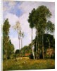 Oiseme Landscape Near Chartres by Eugene Boudin