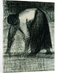 Peasant with Hands to the Ground by Georges Seurat