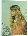 Adele: Portrait of Miss Adele Donaldson by Frederick Sandys