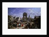 A View of the Market at the Fontaine des Innocents, Paris by John James Chalon