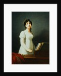 Portrait of Angelica Catalani Singing at a Pianoforte by Elisabeth Louise Vigee-LeBrun