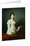 Portrait of Angelica Catalani Singing at a Pianoforte by Elisabeth Louise Vigee-LeBrun