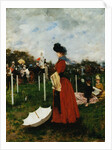 At the Races (Parasol) by Francisco Miralles