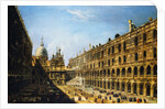 View of the Courtyard of the Palazzo Ducale in Venice by Michele Marieschi