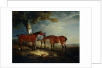 Painting of Horses in a Landscape by John Ferneley