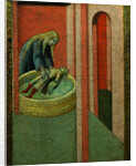 Saint Elizabeth of Hungary Raising to Life a Child Drowned in a Well by Pietro Lorenzetti