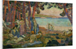 Bathers at the Edge of the Sea by Theo van Rysselberghe