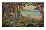 Bathers at the Edge of the Sea by Theo van Rysselberghe