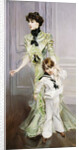 Portrait of Madame Hugo and Her Son by Giovanni Boldini