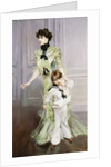 Portrait of Madame Hugo and Her Son by Giovanni Boldini