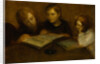 Girls Reading by Eugene Carriere