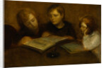 Girls Reading by Eugene Carriere