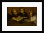 Girls Reading by Eugene Carriere