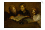 Girls Reading by Eugene Carriere