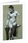 A Seated Female Nude by Pierre-Paul Prud'hon