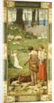 The Child Saint Genevieve at Prayer by Pierre Cecile Puvis de Chavannes