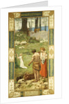 The Child Saint Genevieve at Prayer by Pierre Cecile Puvis de Chavannes