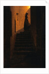 Caroline on the Stairs by Caspar David Friedrich