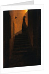Caroline on the Stairs by Caspar David Friedrich