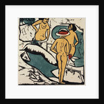 Women Bathing Between White Rocks by Ernst Ludwig Kirchner