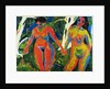 Two Nude Women in the Forest by Ernst Ludwig Kirchner