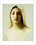 Study of a Woman's Head for Charity by William Adolphe Bouguereau