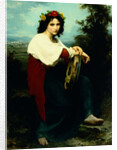 Italian Girl with a Basque Drum by William Adolphe Bouguereau