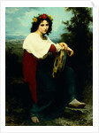 Italian Girl with a Basque Drum by William Adolphe Bouguereau