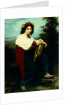 Italian Girl with a Basque Drum by William Adolphe Bouguereau