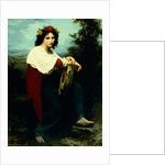 Italian Girl with a Basque Drum by William Adolphe Bouguereau