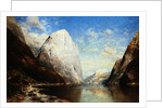 A Norwegian Fjord by Julius Rose