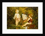 Frolicking Putti by Franz Lefler