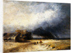 Travelers on a Path with an Approaching Storm by Georges Michel