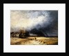 Travelers on a Path with an Approaching Storm by Georges Michel