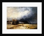Travelers on a Path with an Approaching Storm by Georges Michel