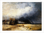 Travelers on a Path with an Approaching Storm by Georges Michel
