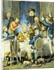 Illustrations for "The Adventures of Baron Munchausen" by Alphonse Adolphe Bichard