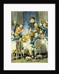 Illustrations for "The Adventures of Baron Munchausen" by Alphonse Adolphe Bichard
