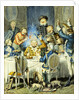 Illustrations for "The Adventures of Baron Munchausen" by Alphonse Adolphe Bichard