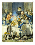 Illustrations for "The Adventures of Baron Munchausen" by Alphonse Adolphe Bichard