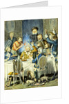 Illustrations for "The Adventures of Baron Munchausen" by Alphonse Adolphe Bichard