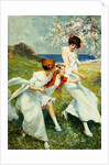 A Spring Day by the Seashore by Rene Lelong