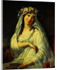 Vesta Coronated with Flowers by Jacques-Louis David