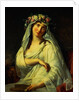 Vesta Coronated with Flowers by Jacques-Louis David