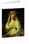 Vesta Coronated with Flowers by Jacques-Louis David
