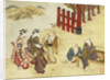 Print Depicting Conversing Figures by Minko and His Circle
