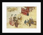 Print Depicting Conversing Figures by Minko and His Circle