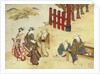 Print Depicting Conversing Figures by Minko and His Circle