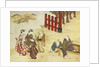 Print Depicting Conversing Figures by Minko and His Circle